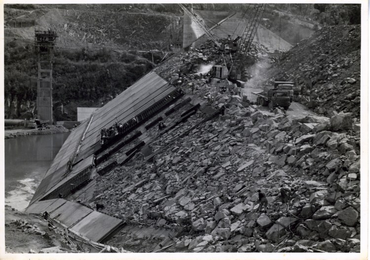 Borumba Dam construction 1960-1964 - donated by Keith Buchanan