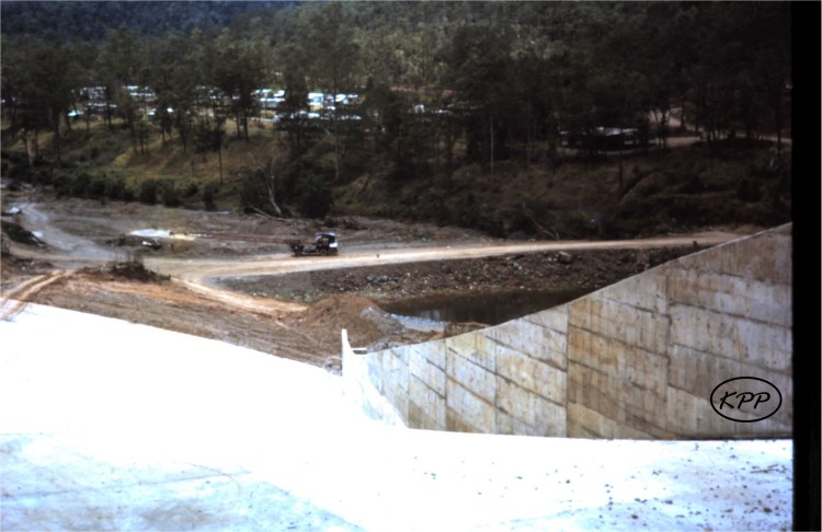 Borumba Dam spillway construction - donated by Kaili Parker-Price