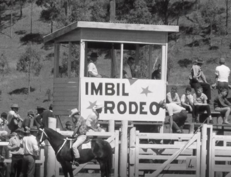 Imbil show 1966 - Rodeo stand Originally a news broadcast on Wide Bay Television. This photo was taken from a film which was originally produced by WBQ 8 and was reproduced as 7 Extract from the Archives project. The project was supported by an innovation grant from the Library Board of Queensland. © 2020 Seven Network and Gympie Regional Libraries View details at: www.gympieregionalmemories.com