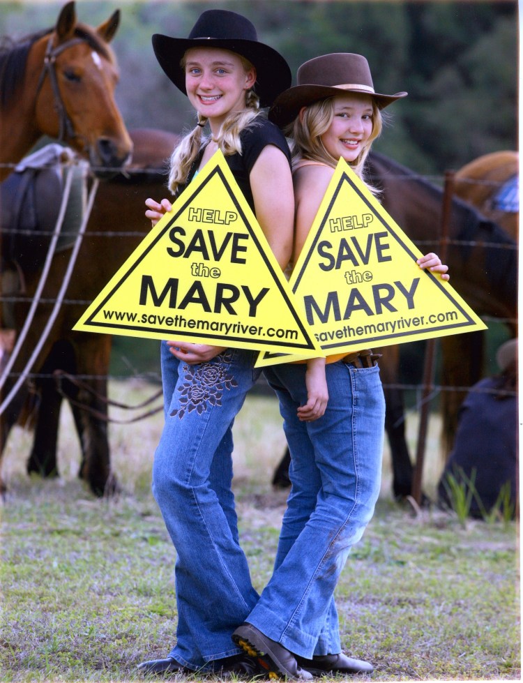 Kandanga 1000 horse ride to protest the proposed Traveston Dam - Madeline Price - Sophie Price - donated by Kaili Parker-Price