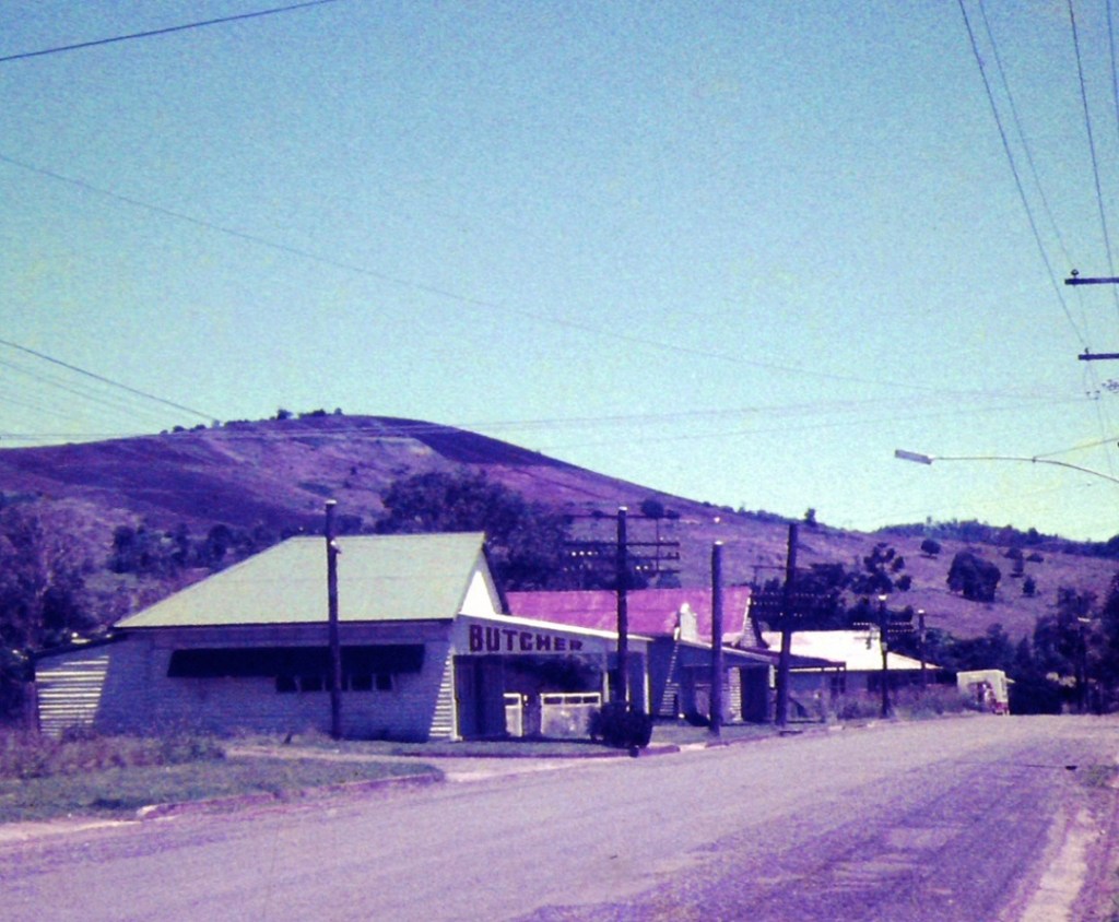 Street in Amamoor, ca1970 - John Oxley Library, State Library of Queensland, Photograph taken by John Kington