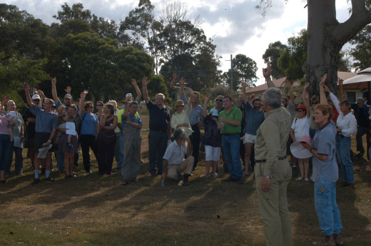 Traveston Dam protest - April 2006 - Gympie Times collection