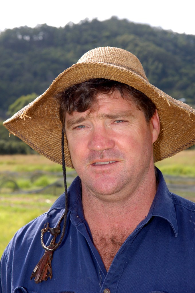 Farmer of the Mary Valley - Traveston Dam protest - April 2006 - Gympie Times collection