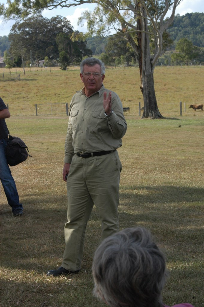 Mr Rick Elliott – (Save the Mary River Co-ordinating Group) - Traveston Dam protest - April 2006 - Gympie Times collection