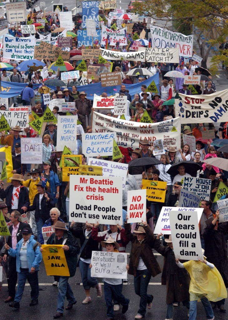 No Dam Rally in Brisbane - Gympie Times collection