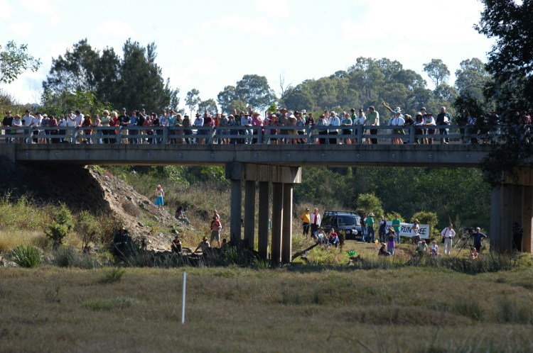 Traveston Dam protest - May 2006 - Gympie Times collection