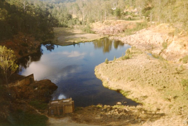 View below Borumba Dam - 1996 - Gympie Regional Libraries